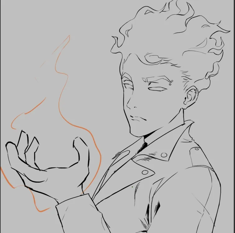 Sketch of the above drawing.